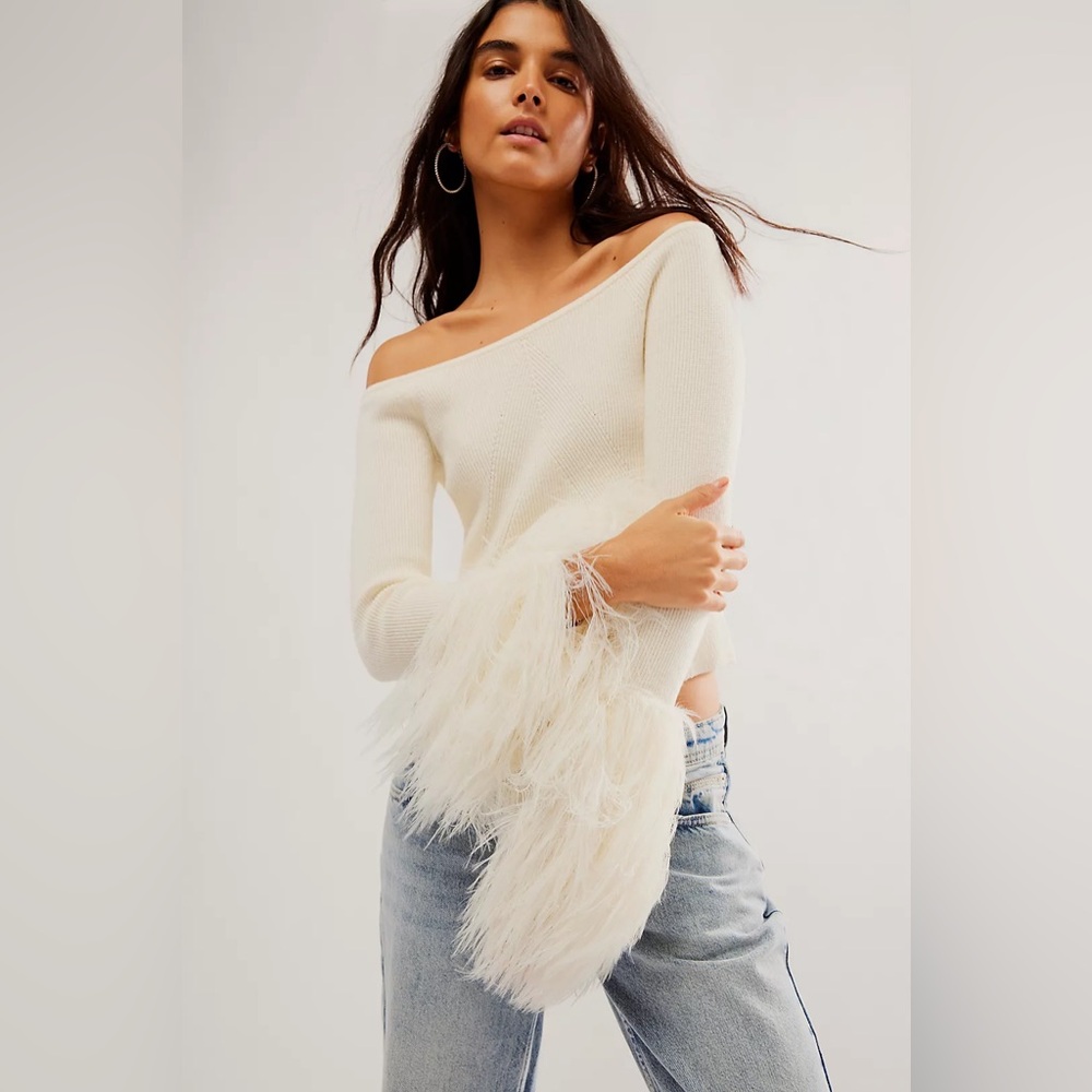 Free People Marilyn Top in Ivory